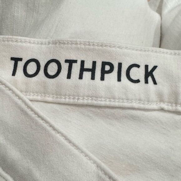 J. Crew Toothpick Skinny White Jeans Women’s 28 - Picture 4 of 7